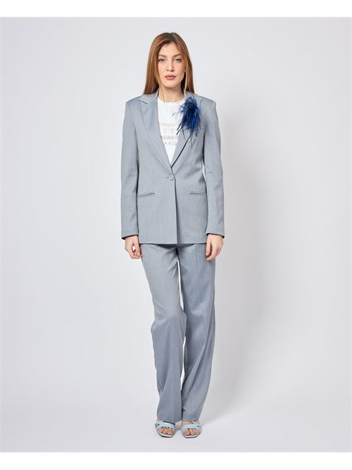 Mademoiselle du monde single-breasted jacket MADEMOISELLE DU MONDE | F448-GI4829DENIM